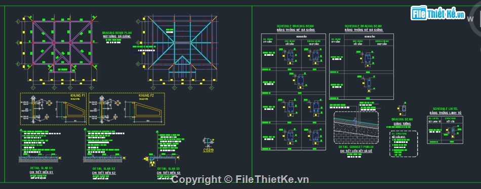 Autocad nhà Thái 8x11m,Bản vẽ nhà Thái,Thiết kế nhà Thái 8x11m,Cad thiết kế nhà Thái